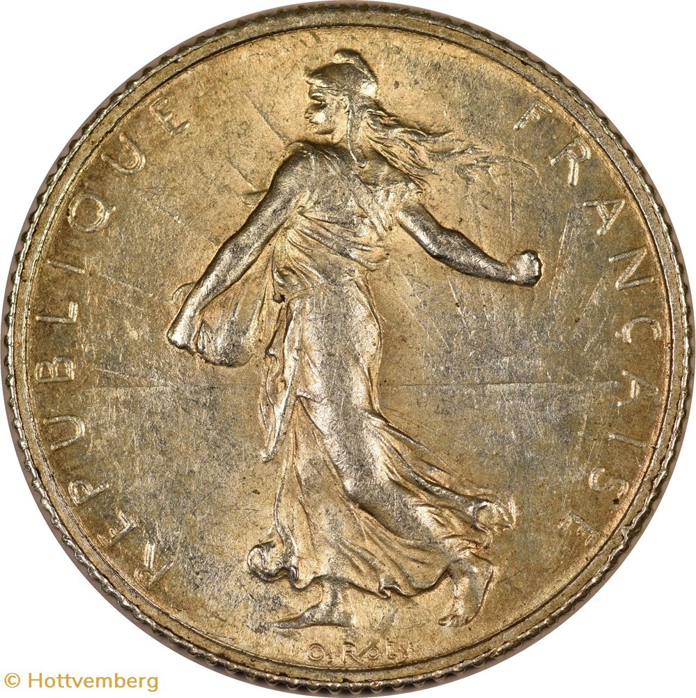 1 franc Semeuse 1909 monnaies monde france 1 franc semeuse 1909
