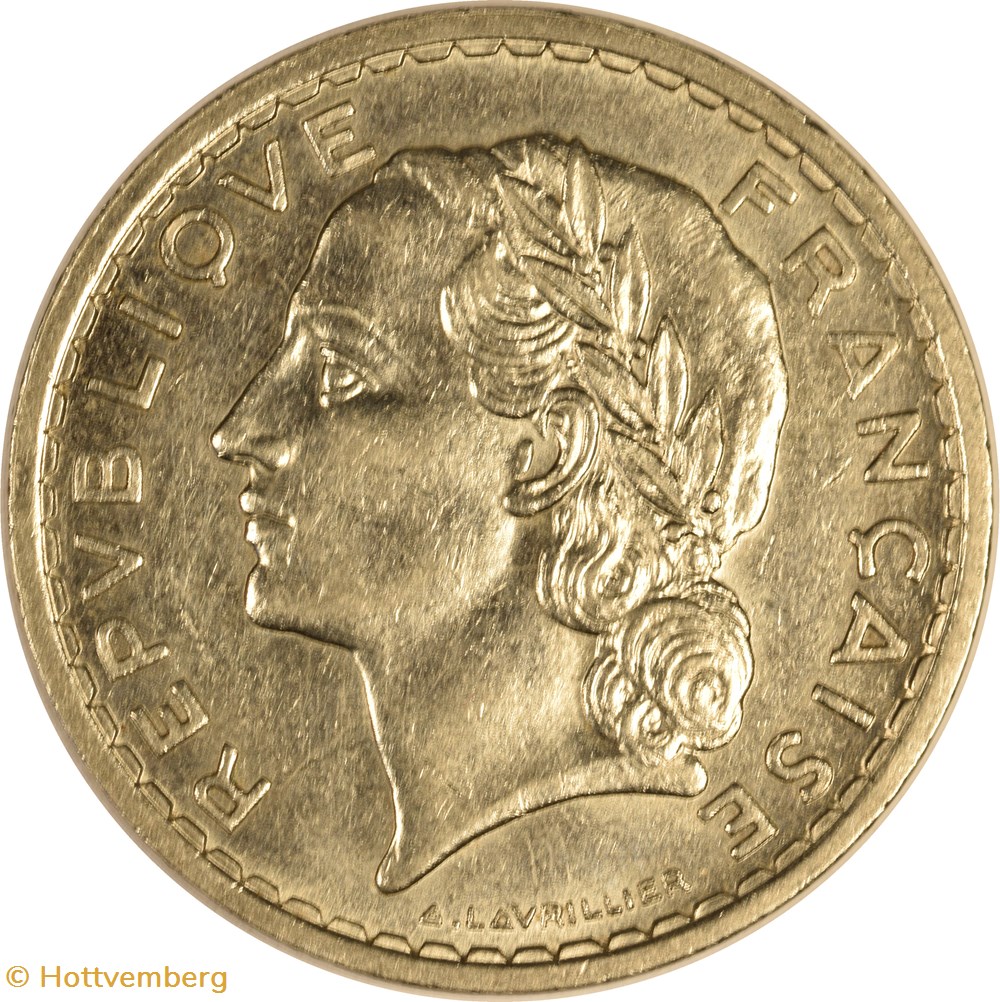 5 francs Lavrillier 1937 monnaies monde france 5 francs lavrillier 1937