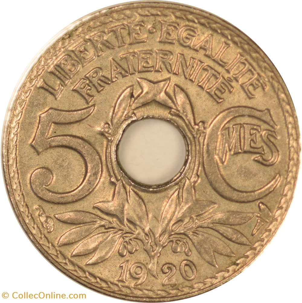 5 centimes Lindauer 1920 monnaies monde france 5 centimes lindauer 1920