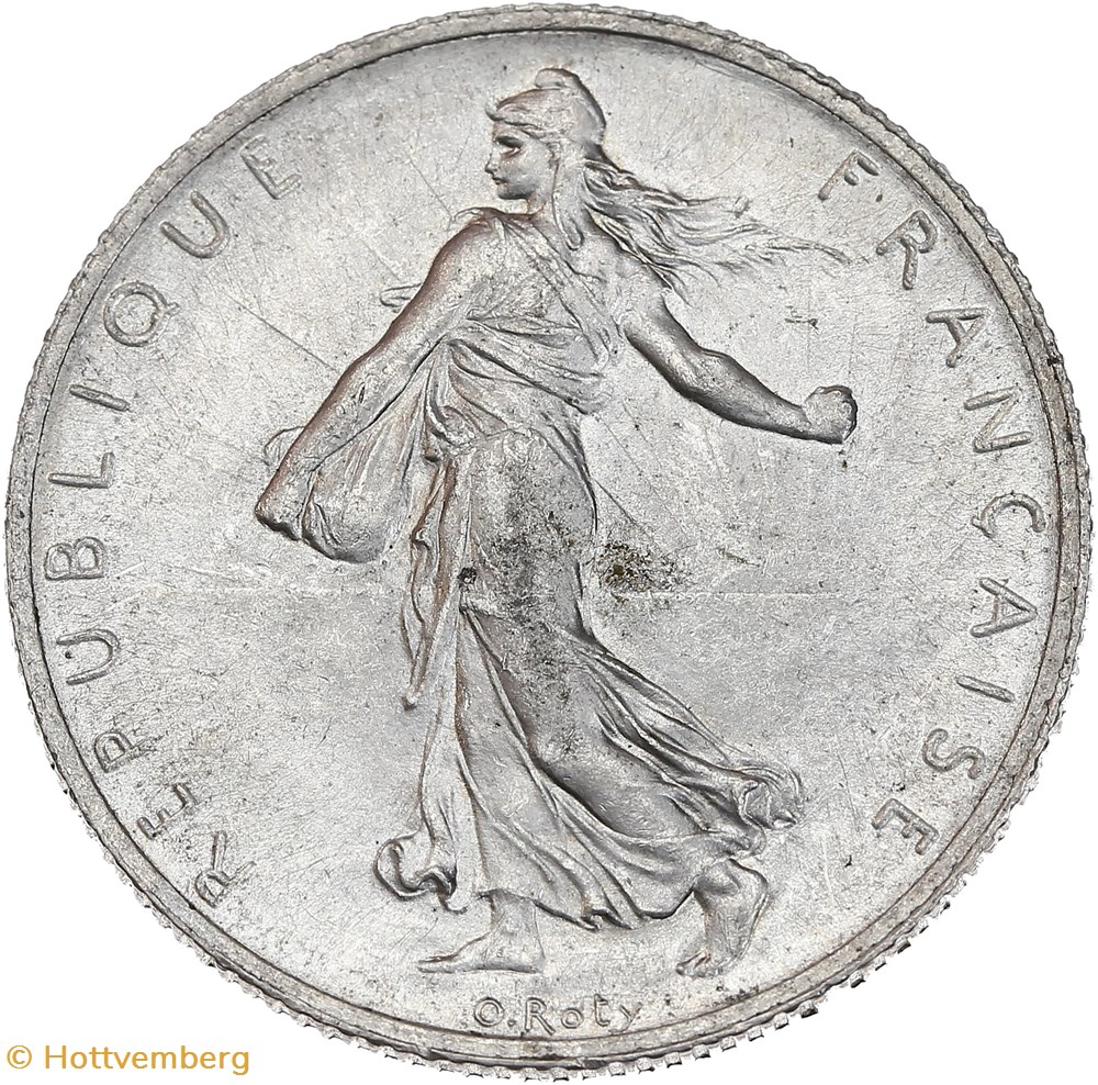 2 francs Semeuse 1904 (MS62) monnaies monde france 2 francs semeuse 1904 ms62