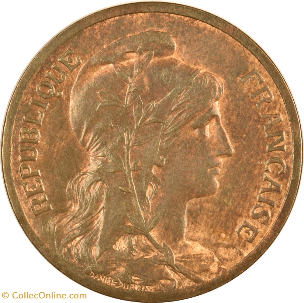 5 centimes Daniel-Dupuis 1901 monnaies monde france 5 centimes daniel dupuis 1901