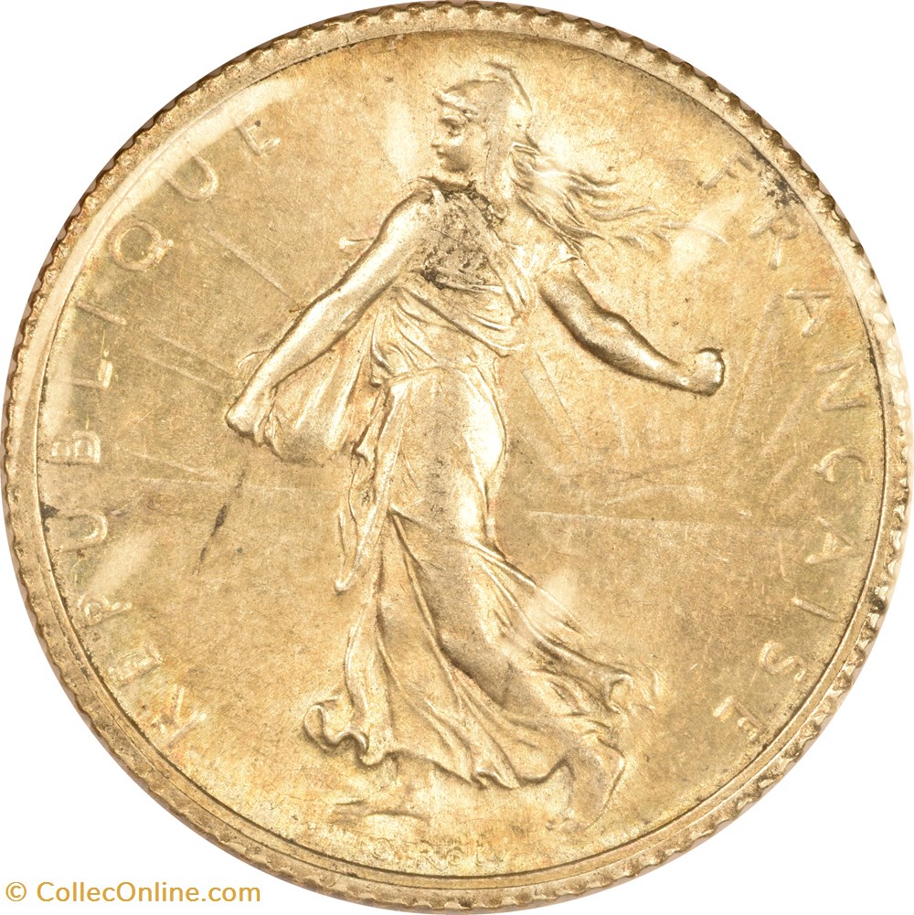 1 franc Semeuse 1920 monnaies monde france 1 franc semeuse 1920