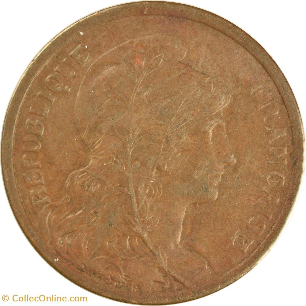 monnaies monde france 2 centimes daniel dupuis 1913