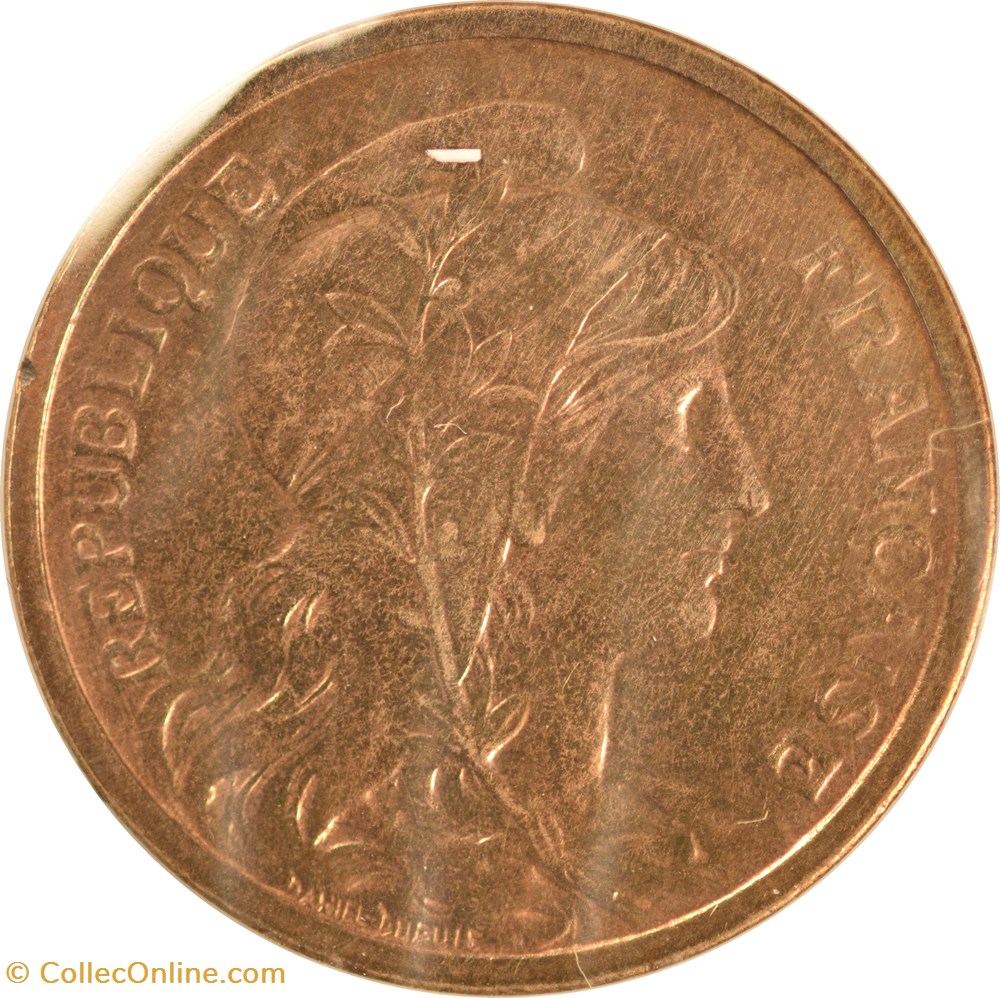 monnaies monde france 2 centimes daniel dupuis 1920