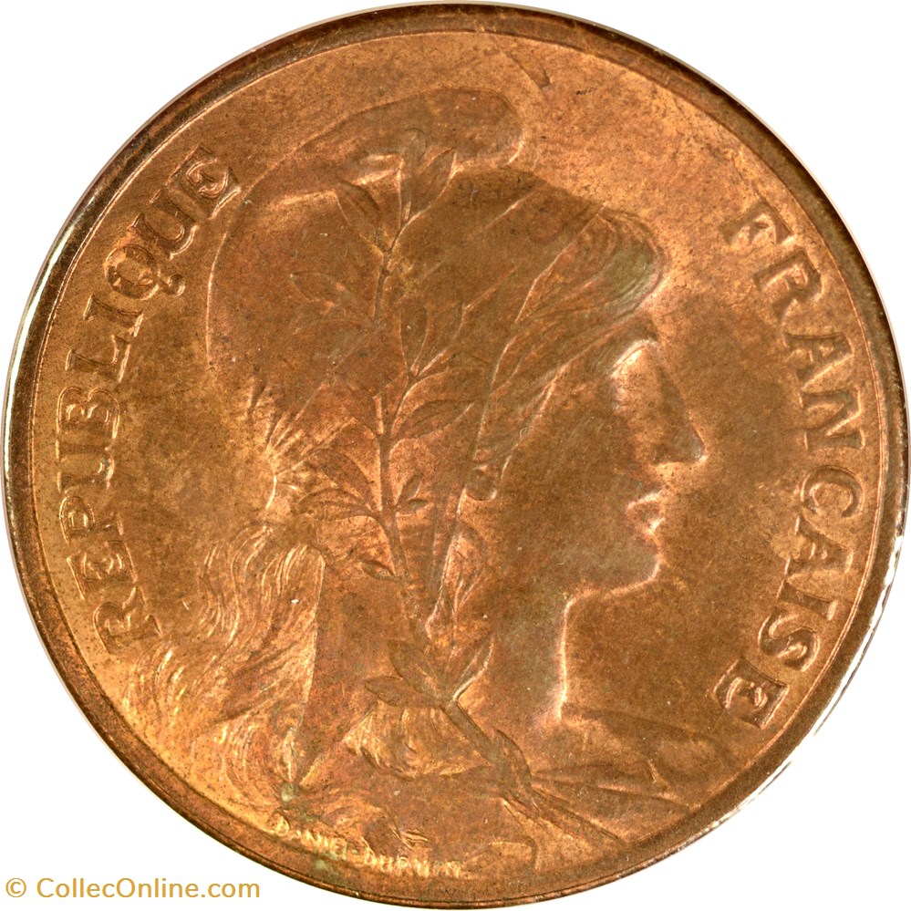 10 centimes Daniel-Dupuis 1902 (MS64) 4 monnaies monde france 10 centimes daniel dupuis 1902 ms64