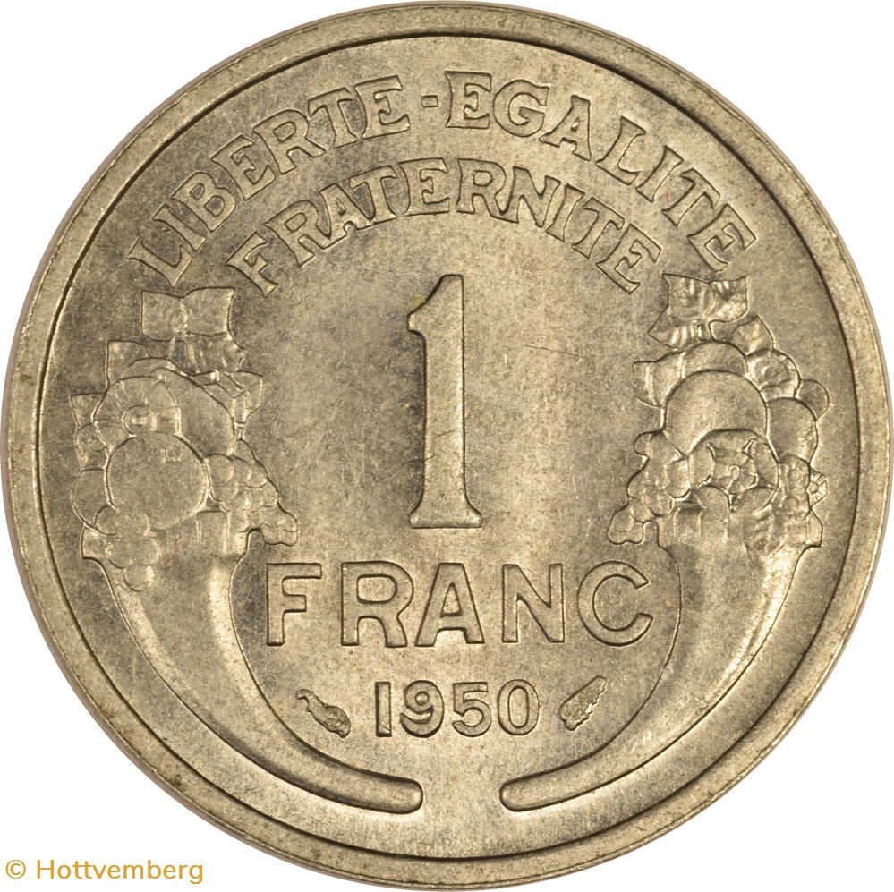 1 franc Morlon 1950 monnaies monde france 1 franc morlon 1950