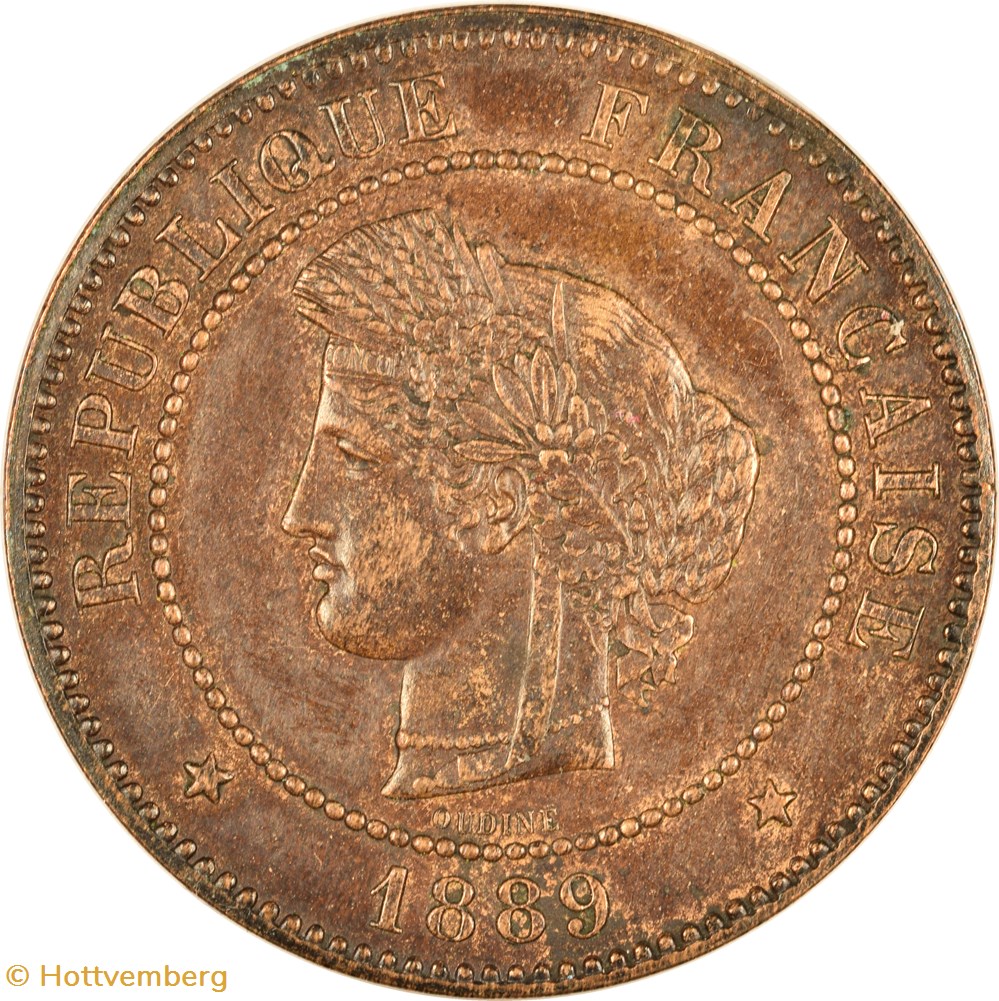 5 centimes Cérès 1889 A monnaies monde france 5 centimes ceres 1889 a