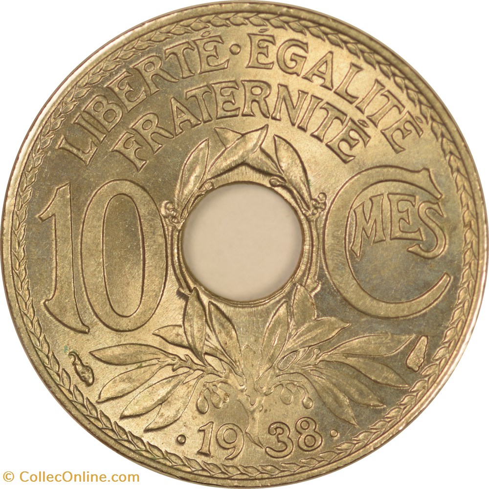 10 centimes Lindauer 1938 monnaies monde france 10 centimes lindauer 1938