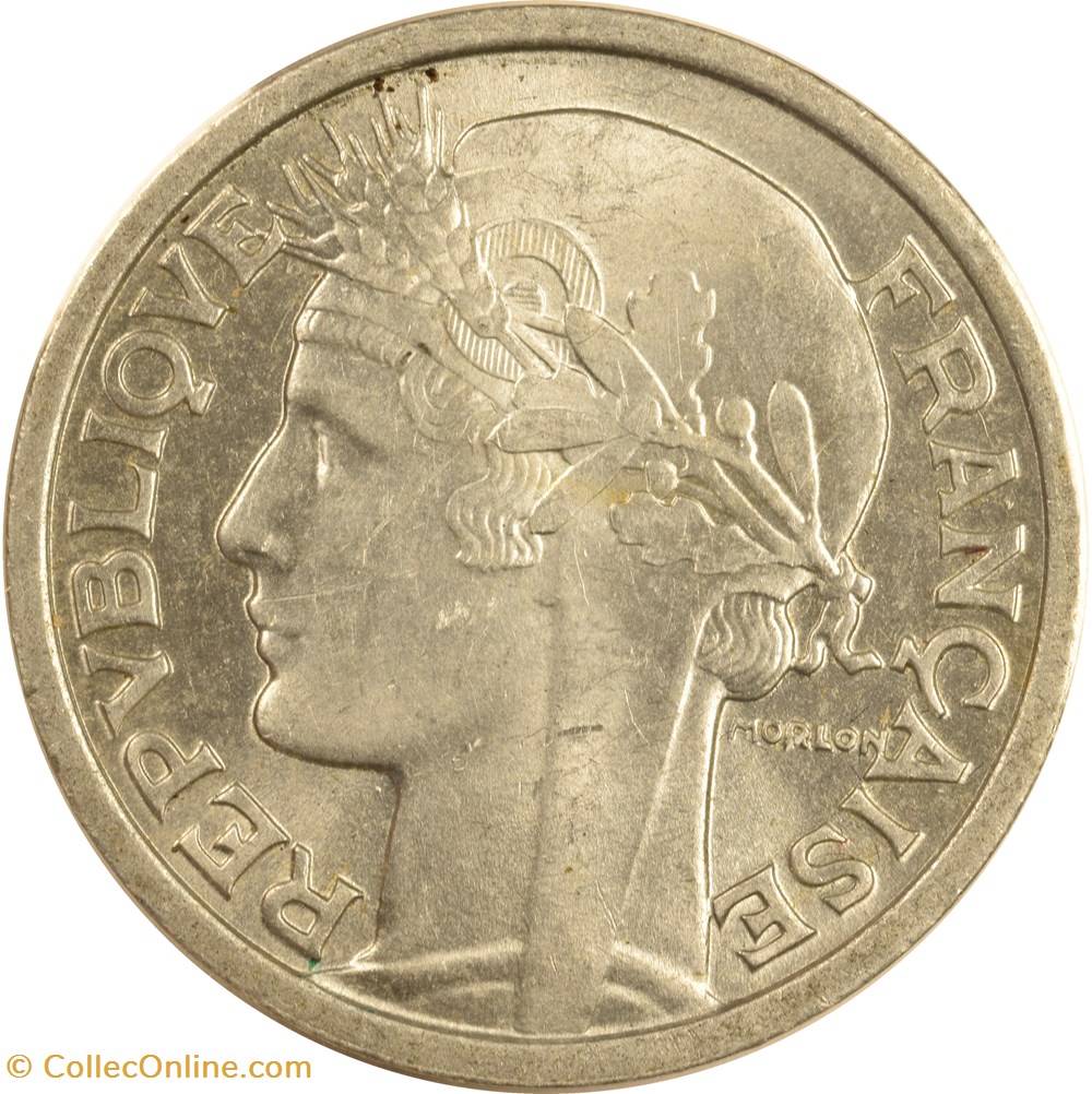2 francs Morlon 1958 monnaies monde france 2 francs morlon 1958