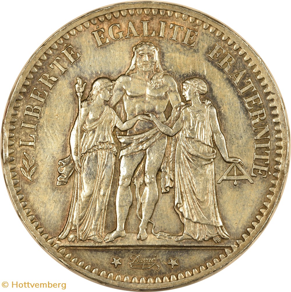 5 francs Hercule 1877 A monnaies monde france 5 francs hercule 1877 a