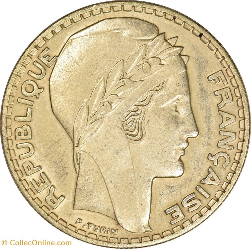 20 francs Turin 1934 monnaies monde france 20 francs turin 1934