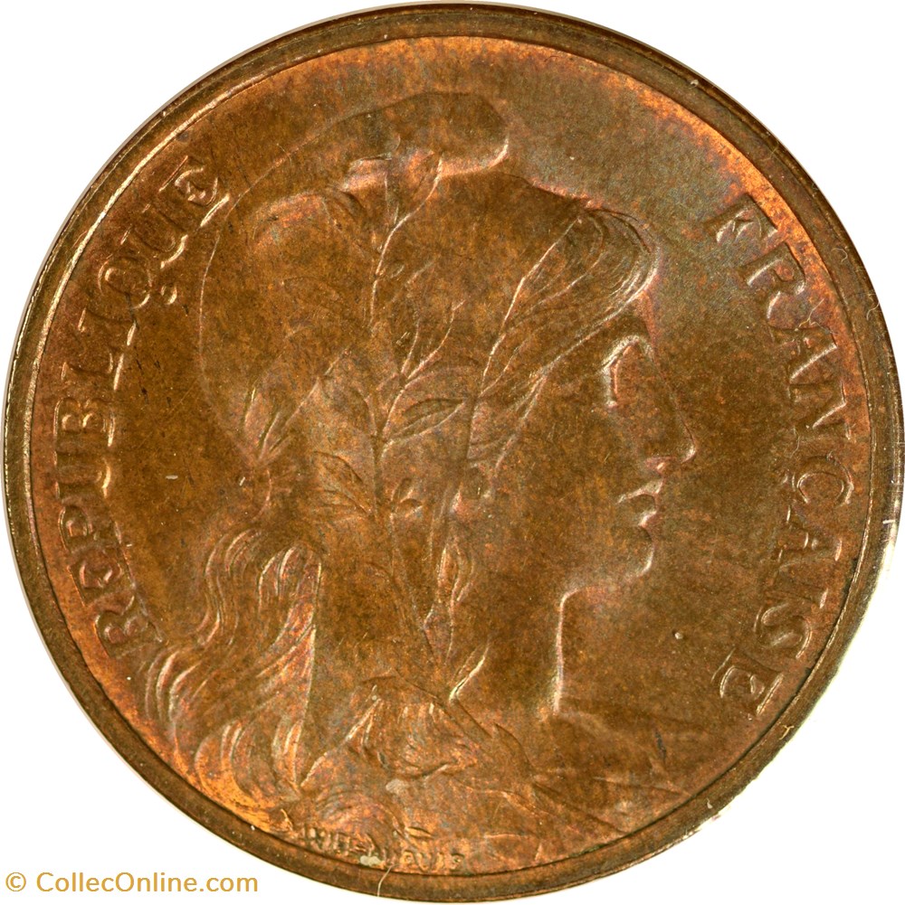 5 centimes Daniel-Dupuis 1904 monnaies monde france 5 centimes daniel dupuis 1904
