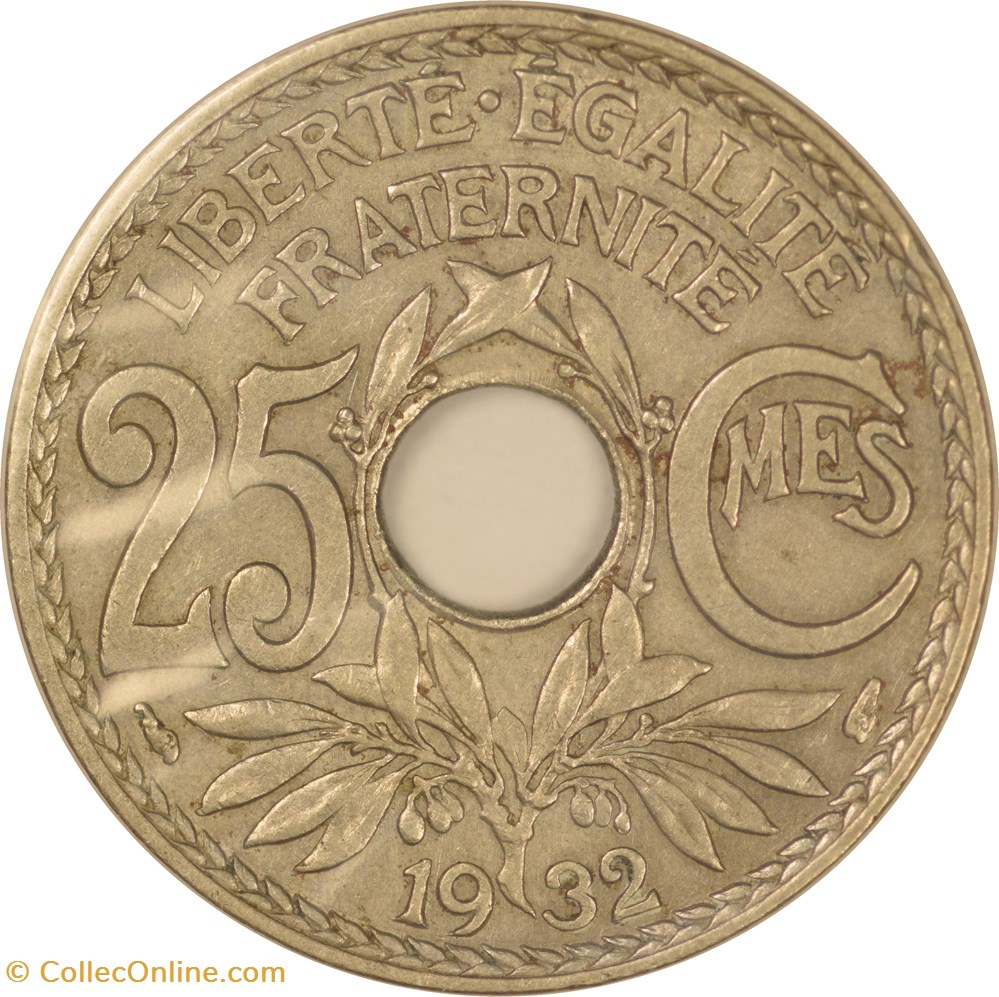 25 centimes Lindauer 1932 monnaies monde france 25 centimes lindauer 1932