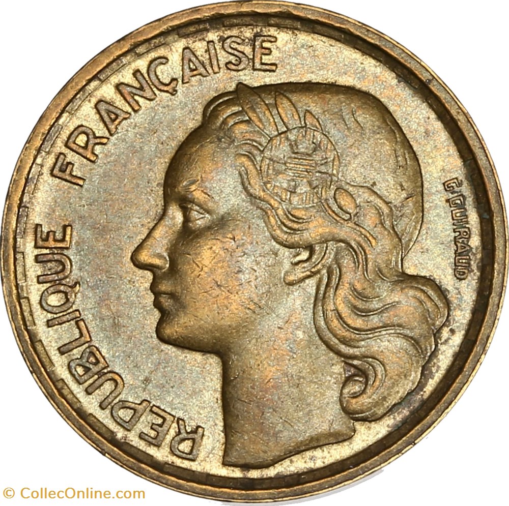 10 francs Guiraud 1954 (AU58) monnaies monde france 10 francs guiraud 1954 au58
