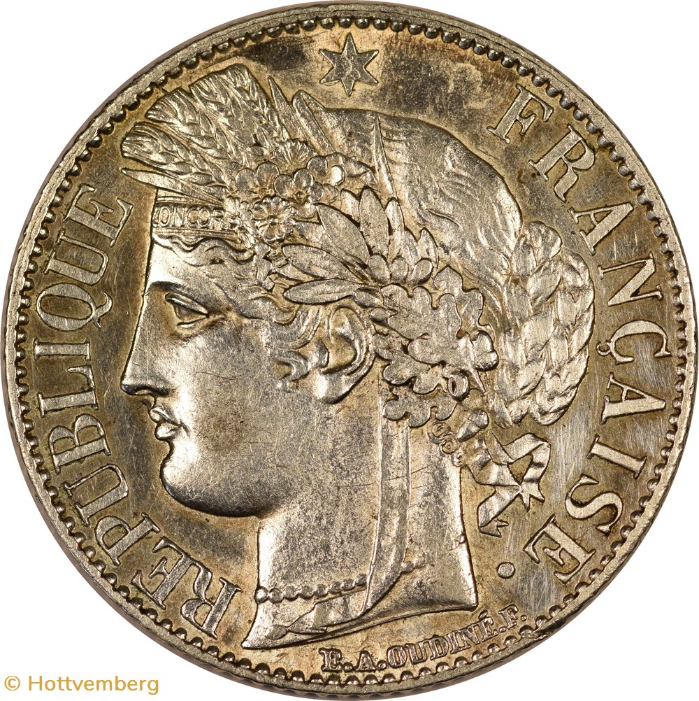 1 franc Cérès 1887 A monnaies monde france 1 franc ceres 1887 a