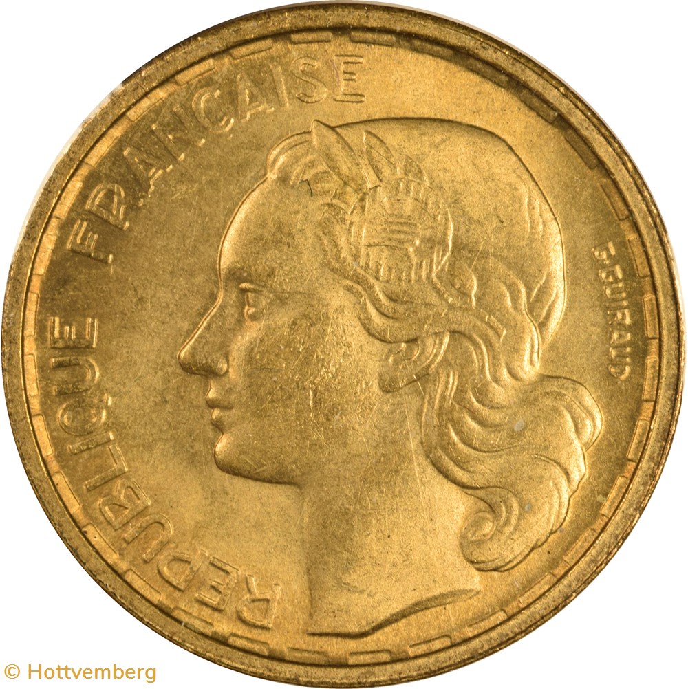 monnaies monde france 10 francs guiraud 1950 b