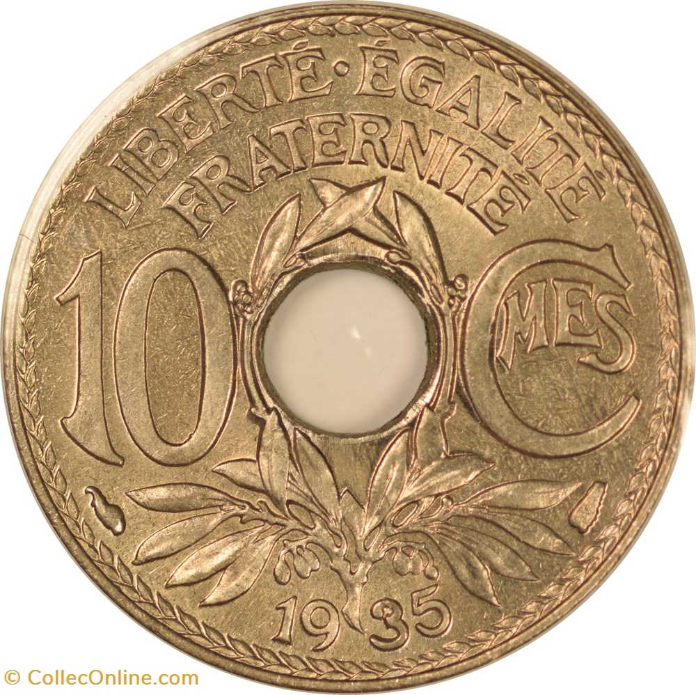10 centimes Lindauer 1935 monnaies monde france 10 centimes lindauer 1935