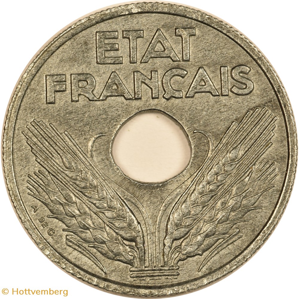 10 centimes Etat français 1942 monnaies monde france 10 centimes etat francais 1942