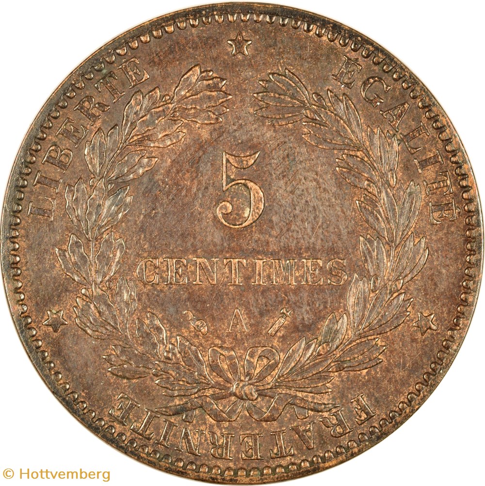 5 centimes Cérès 1889 A monnaies monde france 5 centimes ceres 1889 a