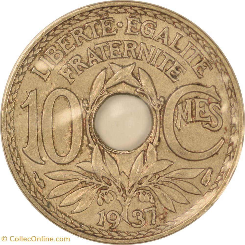 10 centimes Lindauer 1937 monnaies monde france 10 centimes lindauer 1937