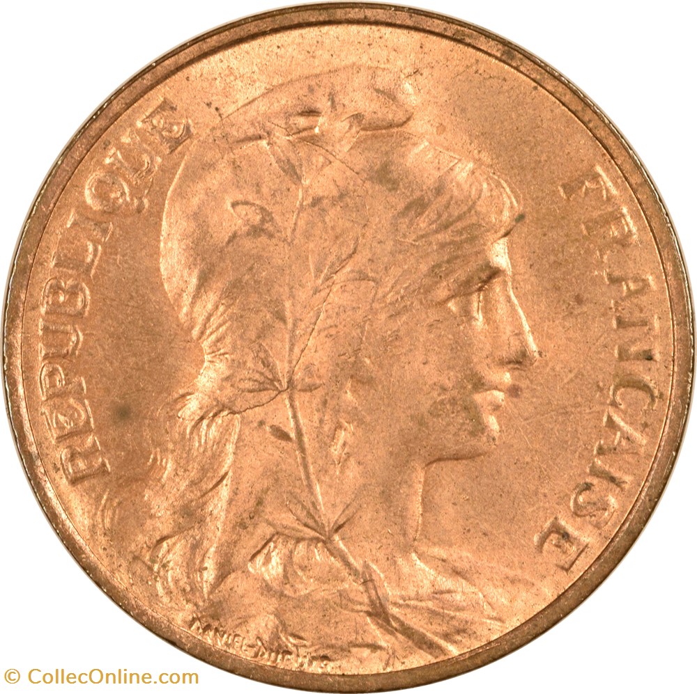monnaies monde france 5 centimes daniel dupuis 1912