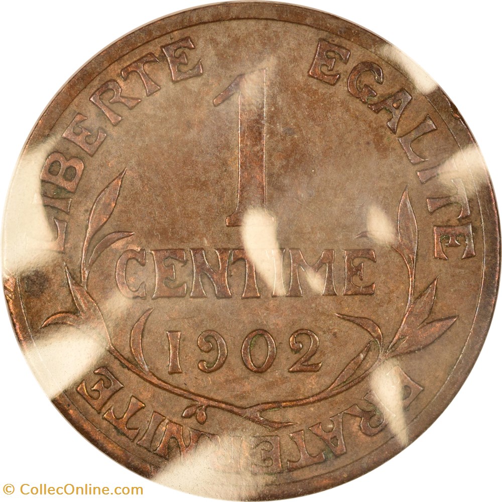 1 centime Daniel-Dupuis 1902 monnaies monde france 1 centime daniel dupuis 1902