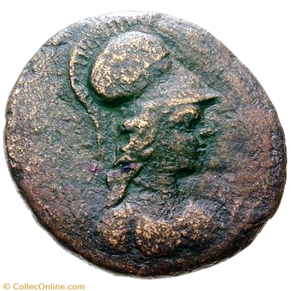 Theseus Lifts the Troezen Rock coin ancient b to a roman provincial theseus lifts the troezen rock