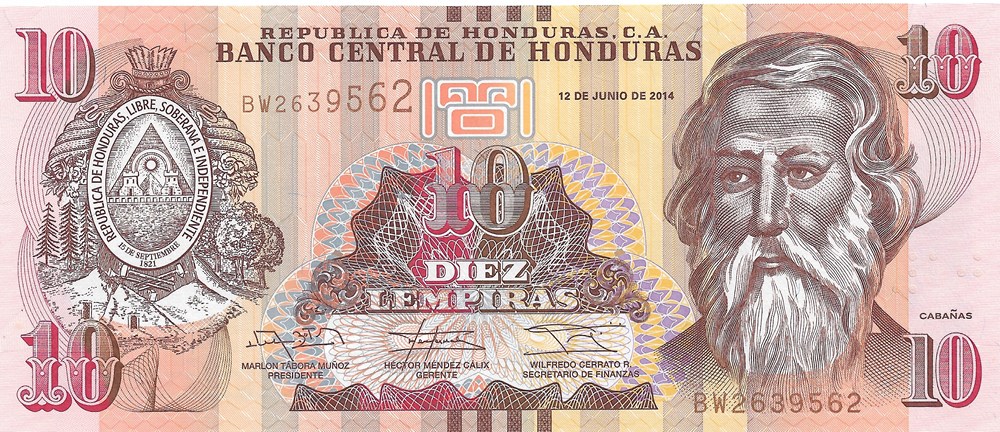 10 lempiras billets amerique centrale et caraibes honduras 10 lempiras