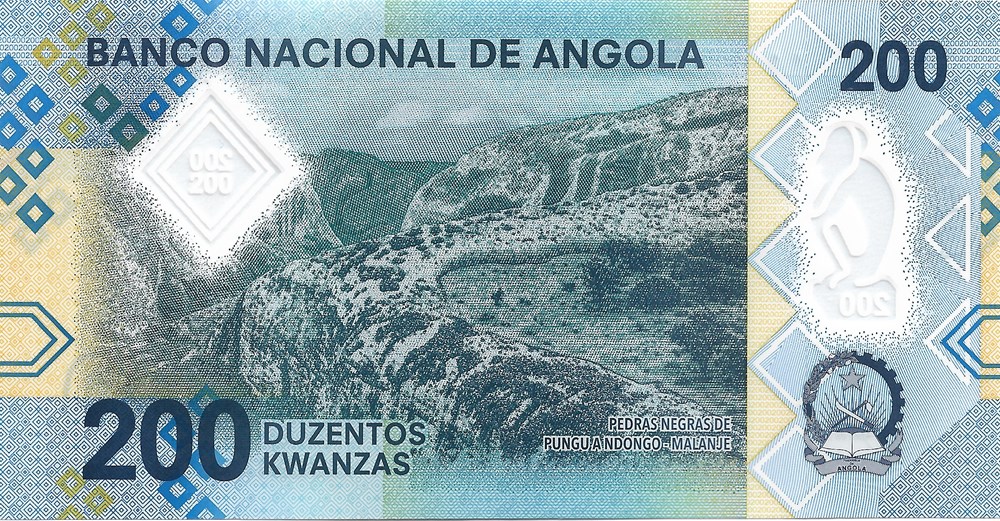 200 kwanzas billets afrique angola 200 kwanzas