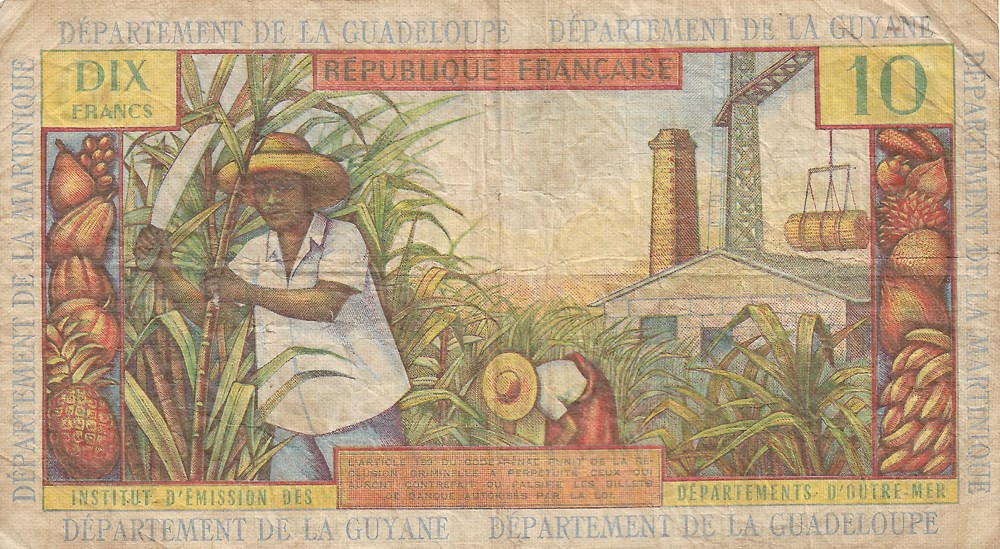 billets amerique centrale et caraibes 10 francs
