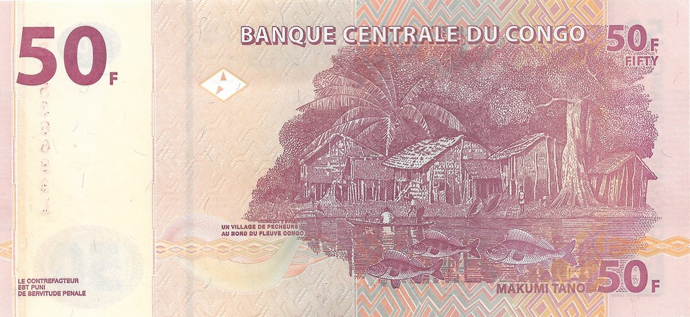 50 francs billets afrique republique democratique du congo 50 francs