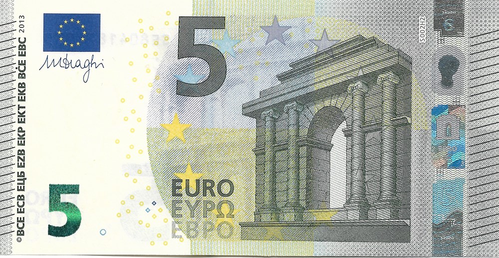 5 euros billets europe italie 5 euros