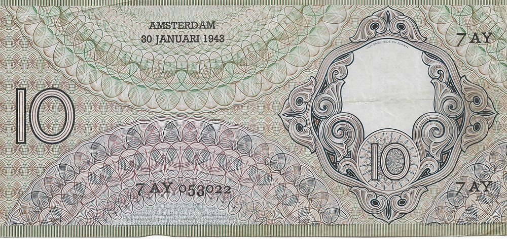 10 florins billets europe pays bas 10 florins
