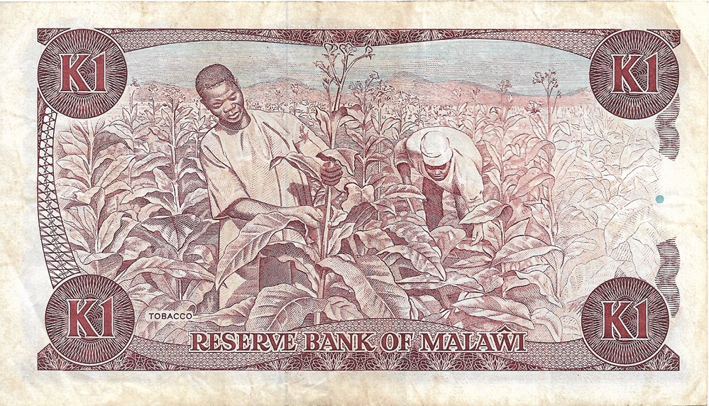 1 kwacha billets afrique malawi 1 kwacha