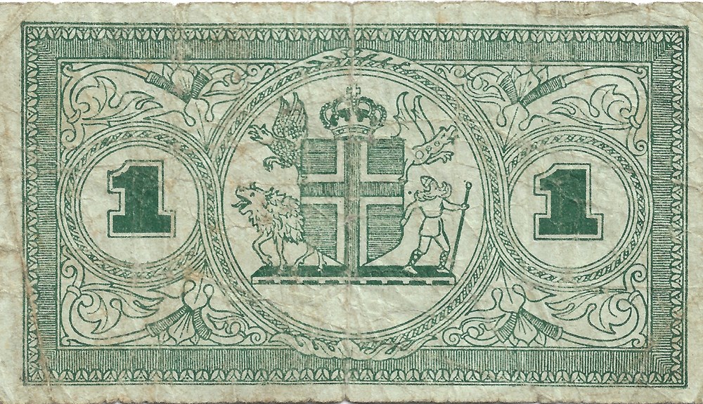 1 couronne billets europe islande 1 couronne
