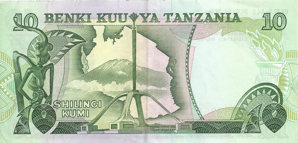 10 shillings billets afrique tanzanie 10 shillings