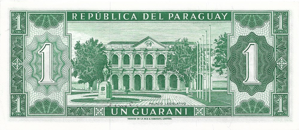 1 guarani billets amerique du sud paraguay 1 guarani