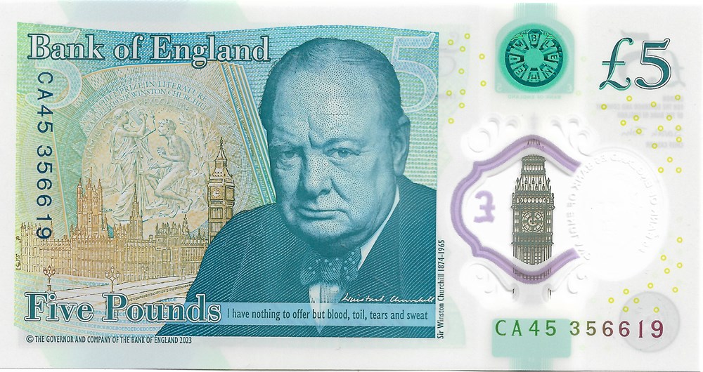 5 livres billets europe royaume uni 5 livres