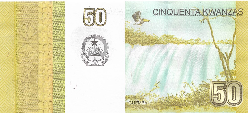 50 kwanzas billets afrique angola 50 kwanzas