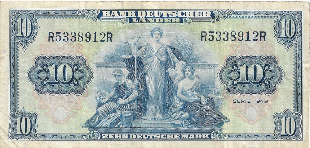 10 deutsche marks billets europe allemagne 10 deutsche marks