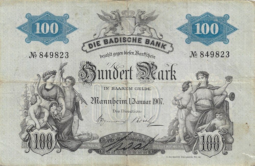100 marks billets europe allemagne 100 marks