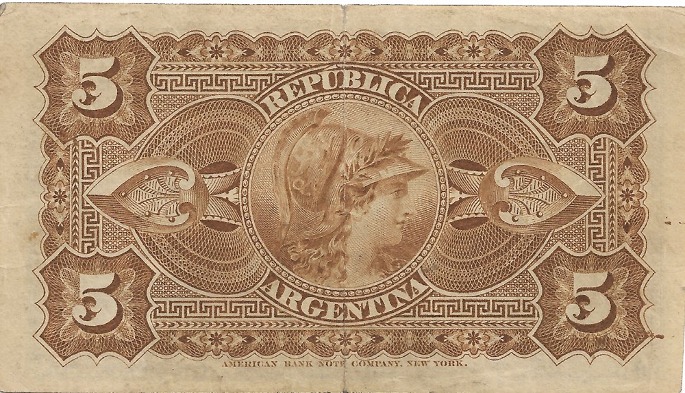 5 centavos billets amerique du sud argentine 5 centavos