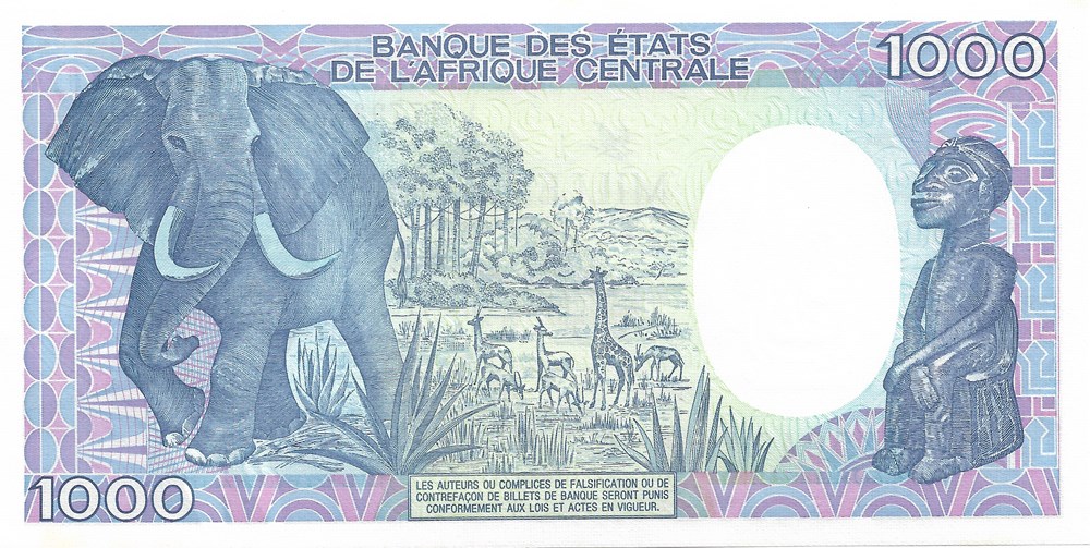 1.000 francs CFA billets afrique cameroun 1 000 francs cfa