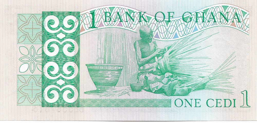 1 cedi billets afrique ghana 1 cedi