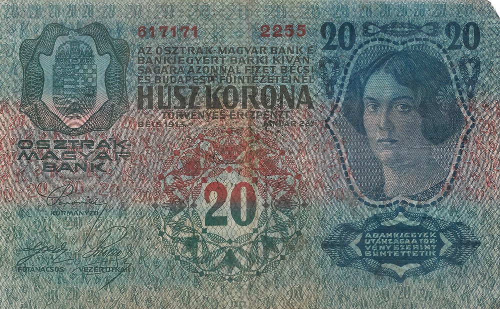 billets europe roumanie 20 couronnes