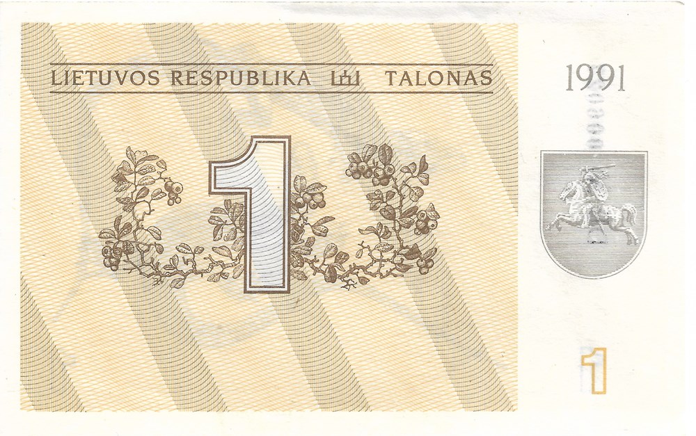 billets europe lituanie 1 bon