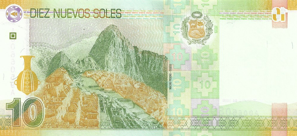 10 nouveaux sols billets amerique du sud perou 10 nouveaux sols