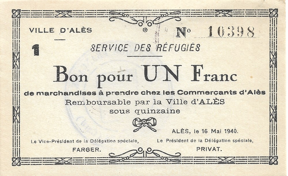 1 franc billets europe france 1 franc