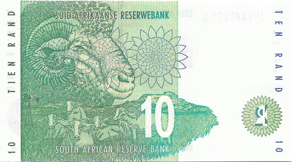 10 rand billets afrique du sud 10 rand
