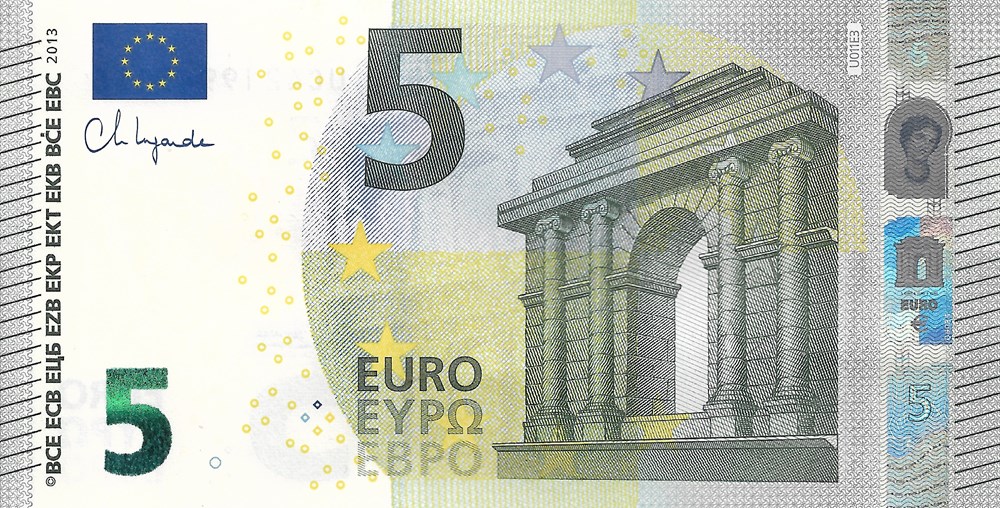 billets europe france 5 euros